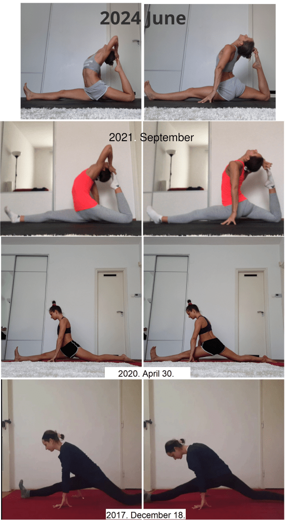 Enikő Varga: Front splits progression image